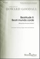 Beatitude II : Beati Mundo Corde SS choral sheet music cover